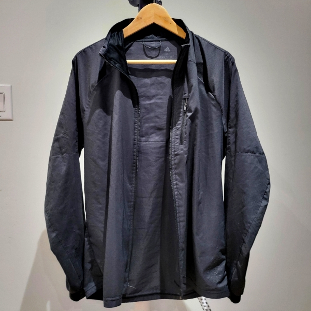 Adidas Supernova lightweight jacket, men's medium, black